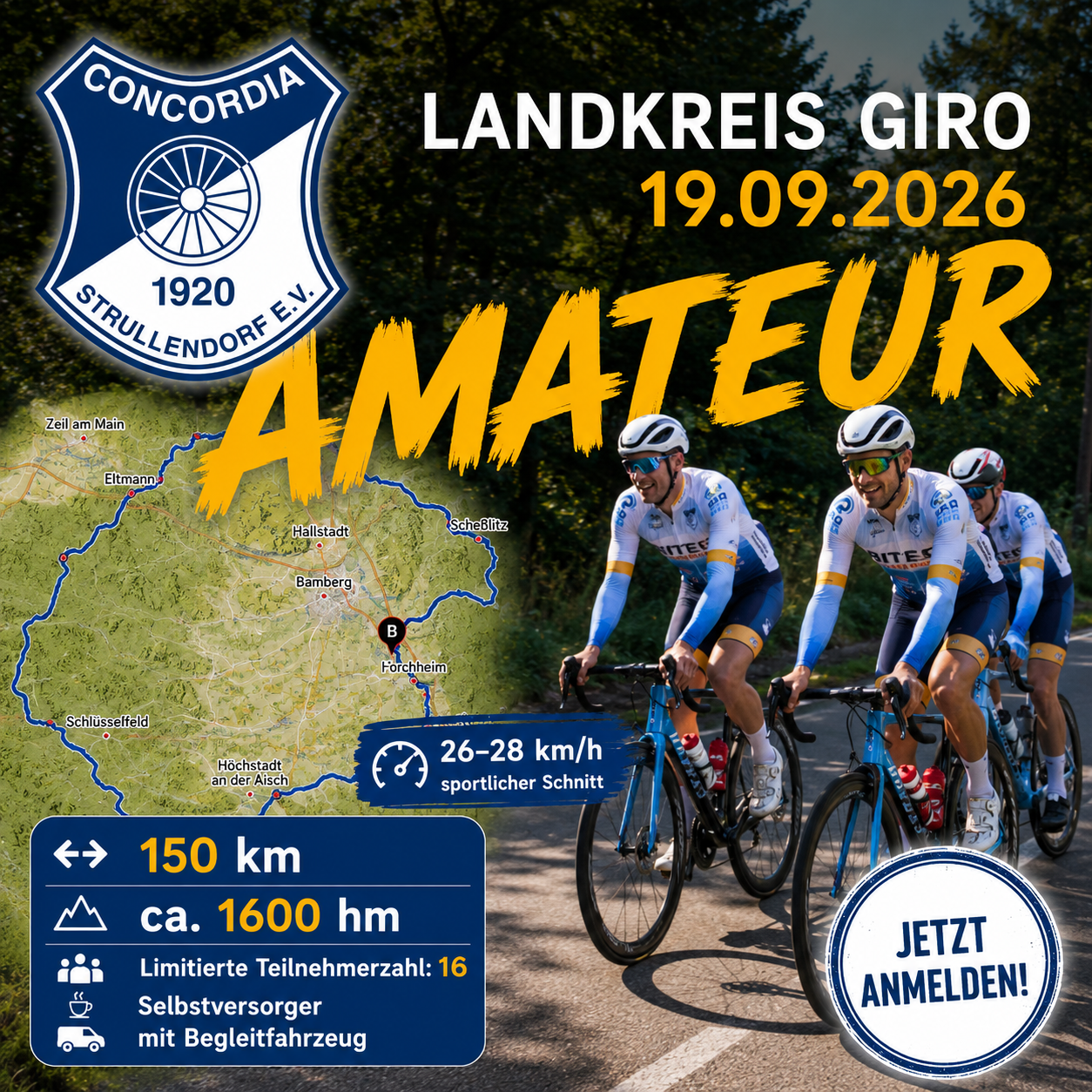 150km Amateur - Giro Landkreis Bamberg 2026